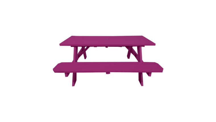 Picnic Table | 6′ | Pink | Rental Picnic Table | 6′ | Pink | Rental