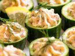 Salmon Mousse Cucumber (Large – Serves 35) | Purchase | Rental Salmon Mousse Cucumber (Large – Serves 35) | Purchase | Rental