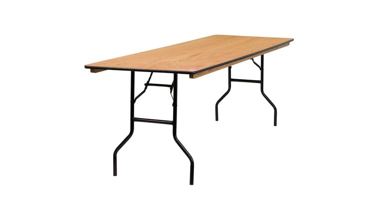 Banquet Table | Wood | Rectangle 8′ x 36″ | Rental