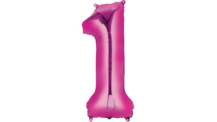 34″ Pink Number 1 Anagram Balloon | Purchase | Rental 34″ Pink Number 1 Anagram Balloon | Purchase | Rental