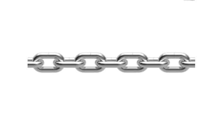 25′ Metal Stanchion Chain – Chrome | Rental 25′ Metal Stanchion Chain – Chrome | Rental
