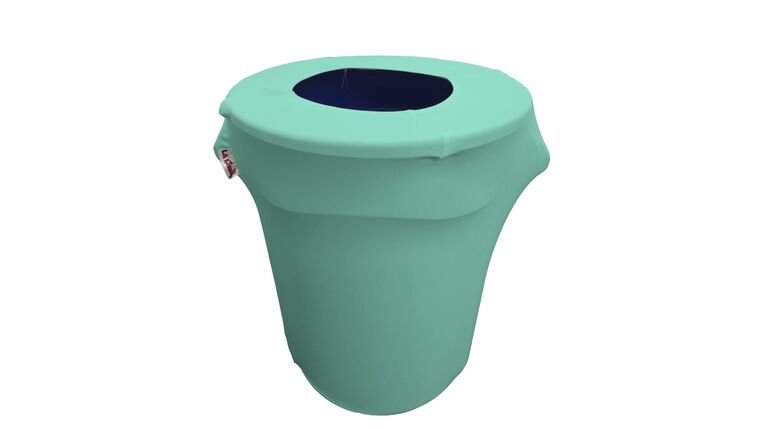 Spandex Trash Can Cover for 32-Gallon – Mint | Rental