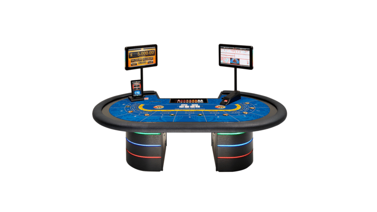 Mini Baccarat – 6′ Casino Table Game Kit – Blue | Rental Mini Baccarat – 6′ Casino Table Game Kit – Blue | Rental