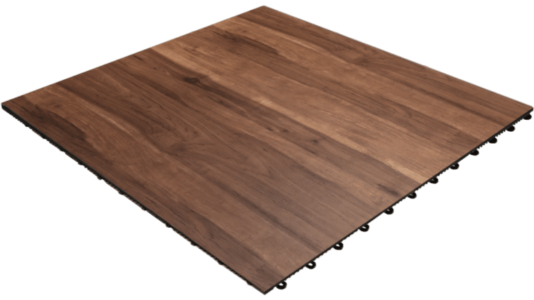 3′ x 3′ Dark Maple Dance Floor Piece | Rental