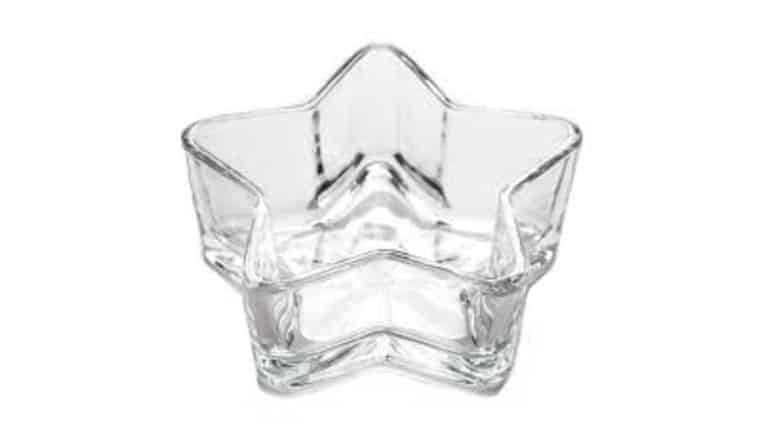 Libbey Star Shaped Glass Bowl | Rental