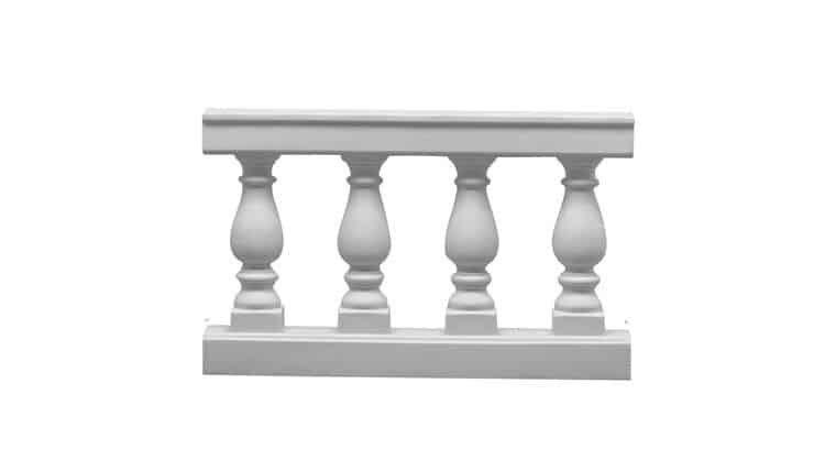 40″ x 30″ White Balustrade | Rental 40″ x 30″ White Balustrade | Rental