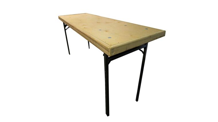 Expo Table | Wood | 6′ x 30″ | Rental
