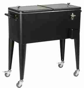 Black Rolling Cooler | Rental