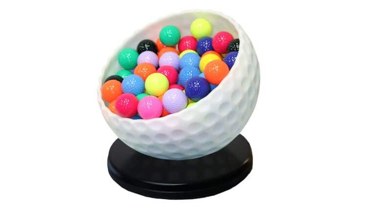Mini Golf Ball Display | Rental Mini Golf Ball Display | Rental