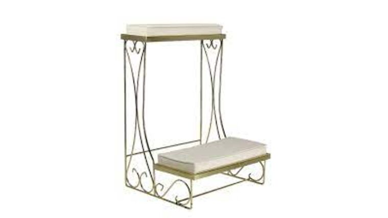 Bass Side By Side Single Kneeling Bench – Gold Leaf | Rental