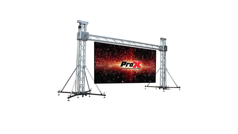 LED Screen Display Panel Video Fly Wall Truss Ground Support System 20’W x 23’H Outdoor w/ Hoist | Rental