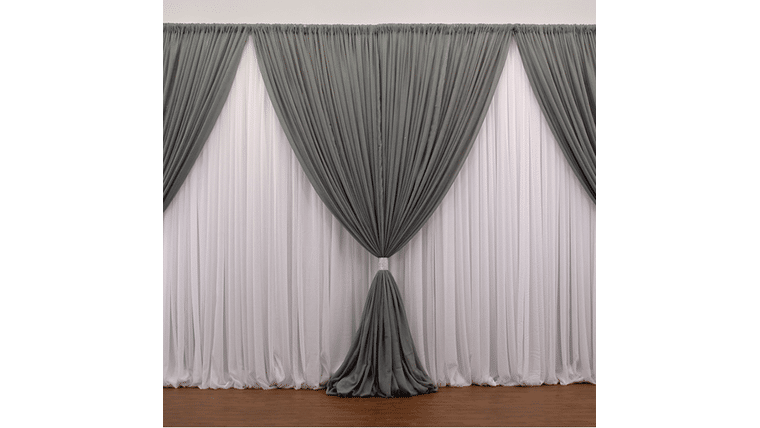 Drapery – Premium Two Toned 2 Panel Backdrop – 8′ – 20′ | Rental Drapery – Premium Two Toned 2 Panel Backdrop – 8′ – 20′ | Rental