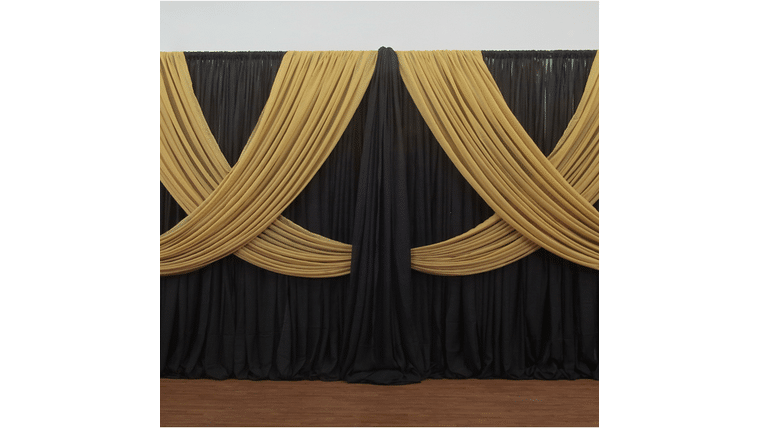Drapery – Package – Criss-Cross Curtain 2 Panel Backdrop – 8-20′ | Rental Drapery – Package – Criss-Cross Curtain 2 Panel Backdrop – 8-20′ | Rental