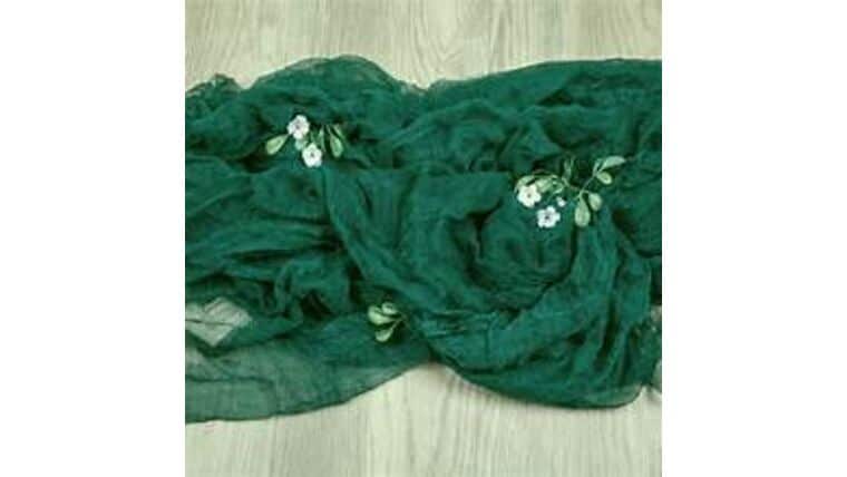 Cheesecloth Table Runner – Hunter Green | Rental Cheesecloth Table Runner – Hunter Green | Rental