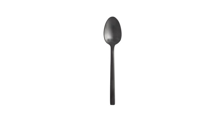 Arezzo Brushed Black Large Teaspoon | Rental Arezzo Brushed Black Large Teaspoon | Rental