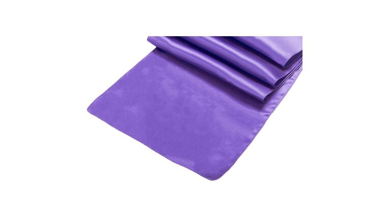 Satin Table Runner – Purple | Rental Satin Table Runner – Purple | Rental