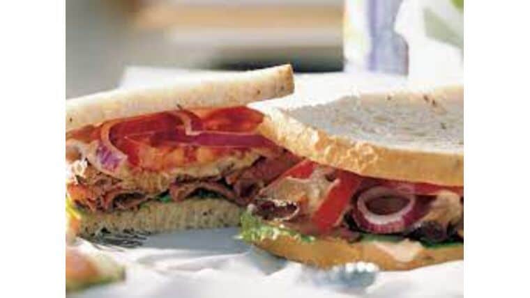 Roast Beef & Cheese Sandwich Box Lunch | Rental Roast Beef & Cheese Sandwich Box Lunch | Rental