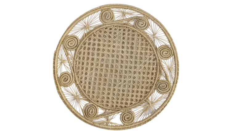 Caracol Round Woven Placemat | Rental