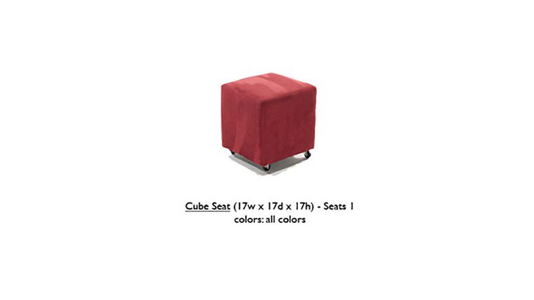 Cube Seat – Red | Rental