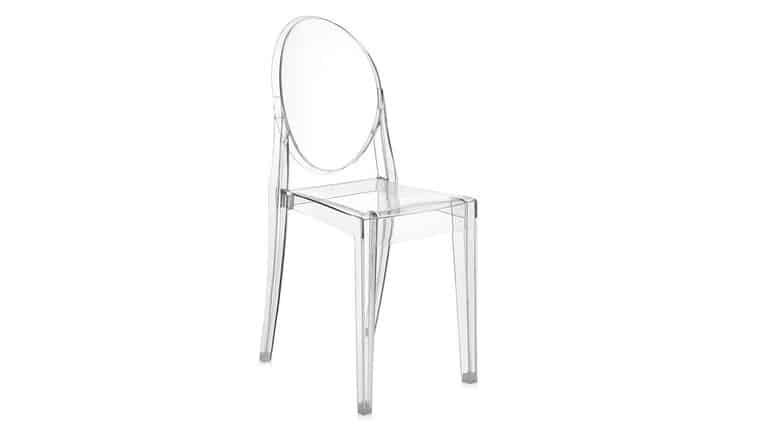 Ghost Arm-less Chair – Clear | Rental