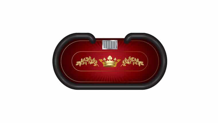 Poker/Texas Hold Em – 9′ Custom Color Oval Poker/Texas Hold Em Casino Table Kit | Rental