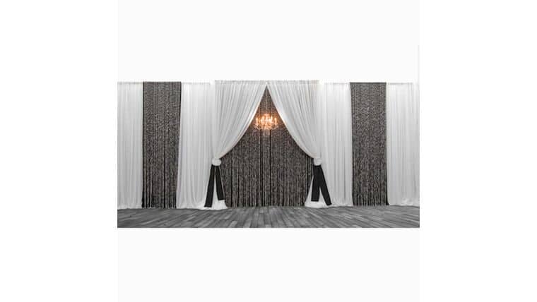 Drapery – Premium Mixed Custom 3 Panel Backdrop – 8′ – 20′ | Rental Drapery – Premium Mixed Custom 3 Panel Backdrop – 8′ – 20′ | Rental