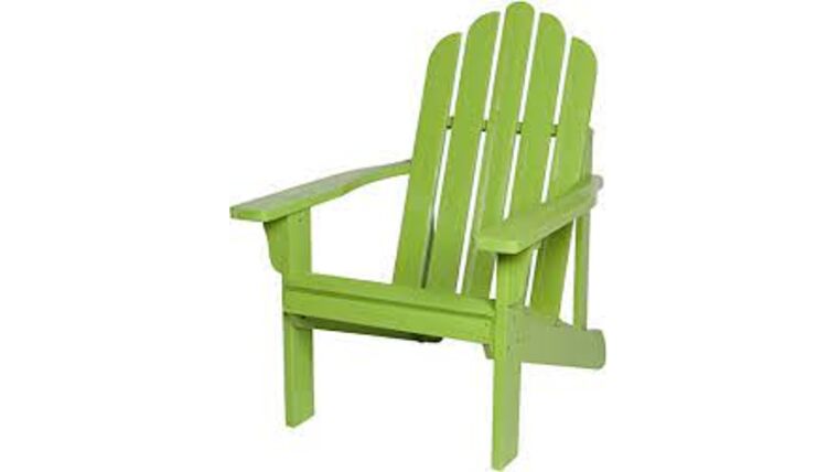 Adirondack Chair | Wood | Neon Green | Rental