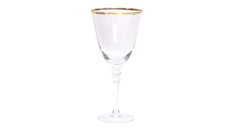 Venice White Wine Glass – Gold Rim – 10 oz. | Rental Venice White Wine Glass – Gold Rim – 10 oz. | Rental