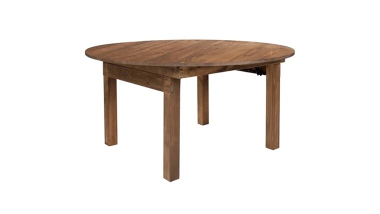 Farm Table – Round – 60″ | Rental