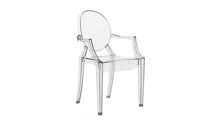 Ghost Acrylic Arm Chair – Clear | Rental