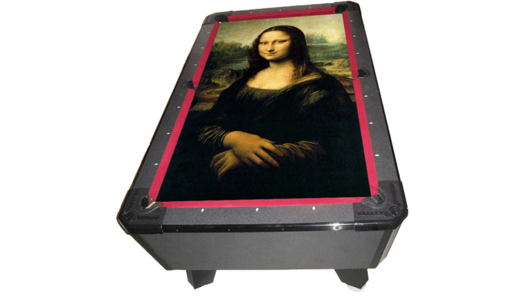 Billiards/Pool Masterpiece Game Table (The Mona Lisa Felt) | Rental Billiards/Pool Masterpiece Game Table (The Mona Lisa Felt) | Rental