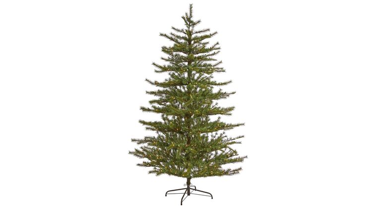 7’ Vancouver Mountain Pine Artificial Christmas Tree with 450 Clear Lights and 1762 Bendable Branches | Rental