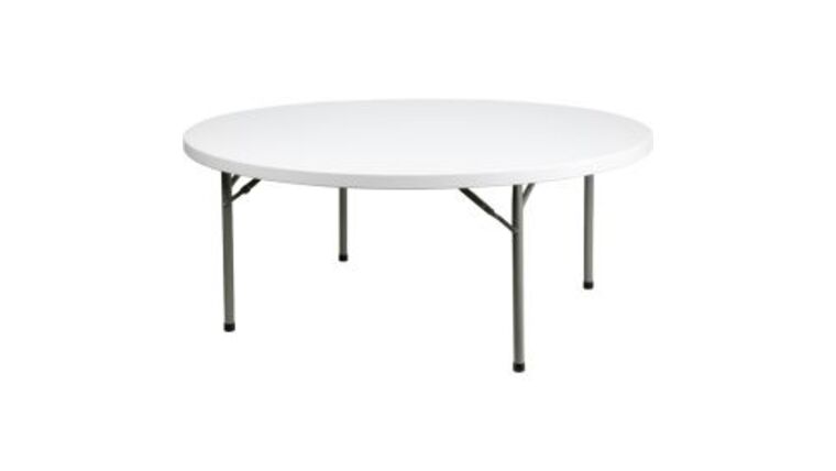 Banquet Table | Plastic | Round | 72″ | Rental