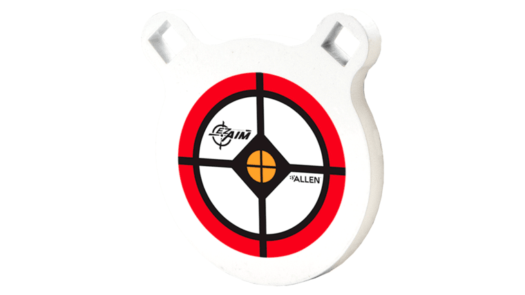 4″ White Shooting Gallery Target Without Star | Rental
