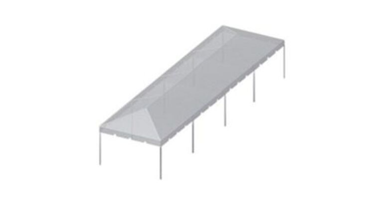 15′ x 40′ Frame Tent | White | Rental