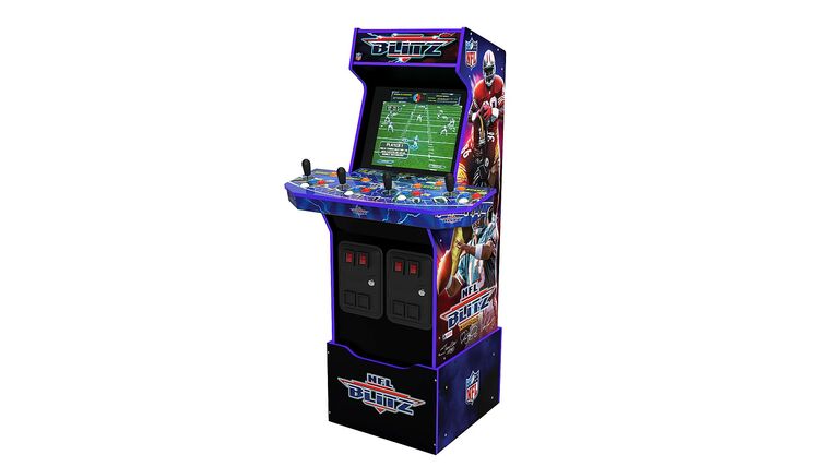 NFL Blitz with Riser and Lit Marquee Arcade Game Machine Rental | Rental NFL Blitz with Riser and Lit Marquee Arcade Game Machine Rental | Rental