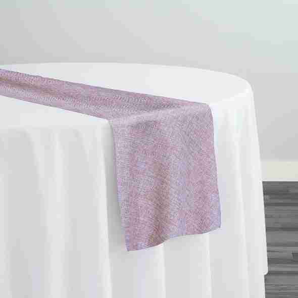 Imitation Burlap Table Runner in Blush | Rental Imitation Burlap Table Runner in Blush | Rental
