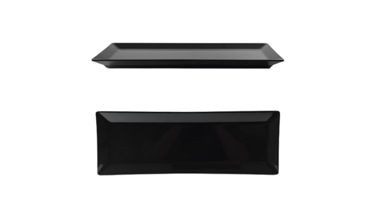 15″ x 5 1/4″ x1″ Deep Rectangle Melamine Plate | Rental