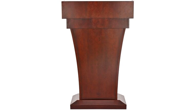 Black Cherry Wooden Speaking Lecture, Podium | Rental