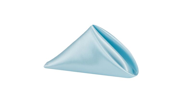 Satin Napkin 20″x20″ – Baby Blue | Rental