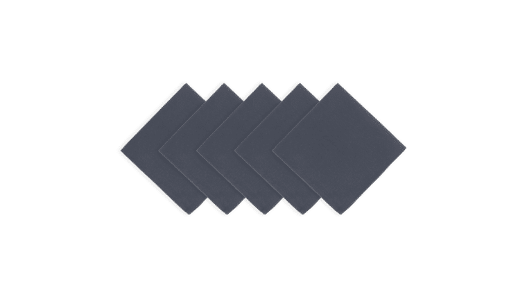 Polyester | Stripe Napkin 20″x20″ – Black | Rental Polyester | Stripe Napkin 20″x20″ – Black | Rental