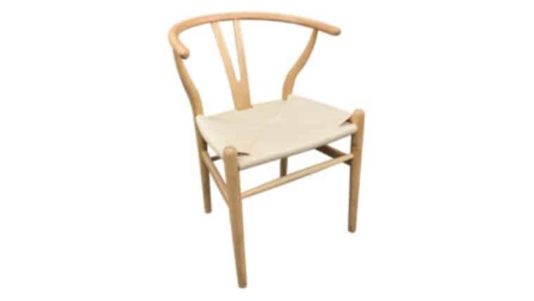 Wishbone Arm Chair | Natural | Rental