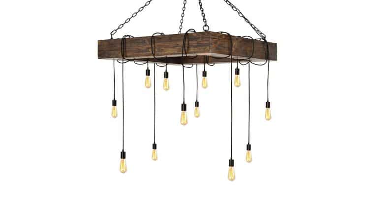 Edison Timber Chandelier | Rental Edison Timber Chandelier | Rental