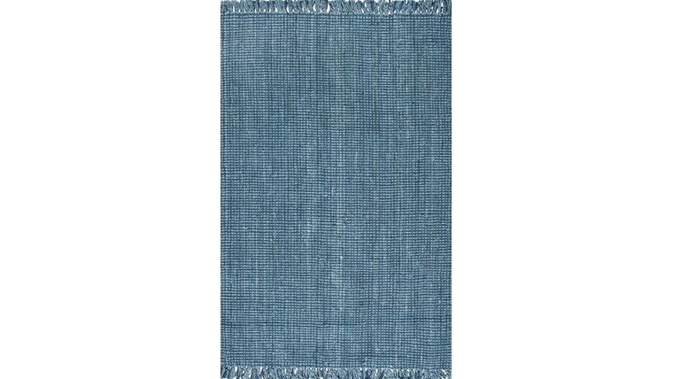 Jute Rug | 5' x 7' 6" | Blue | Rental