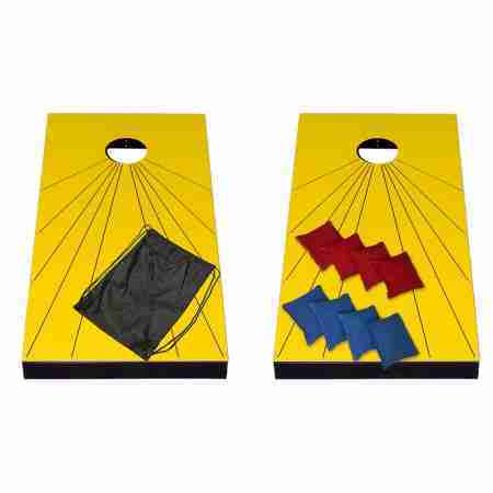 Corn Hole – Yellow Carnival Game | Rental