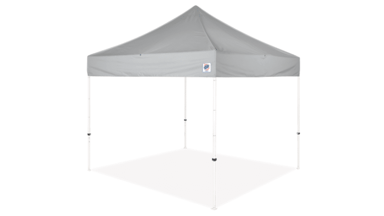 10′ x 10′ Commercial Pop Up Tent – Silver | Rental
