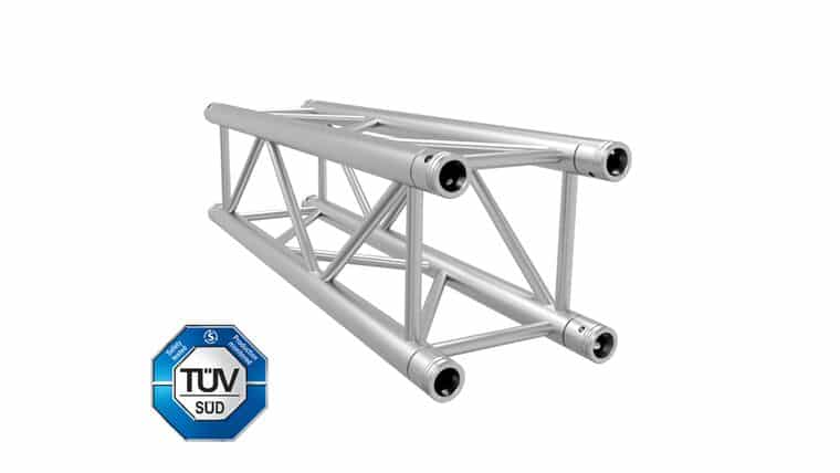 Global Truss – 9.84′ (3.0m) F34 Silver Square Global Truss-Light Duty | Rental
