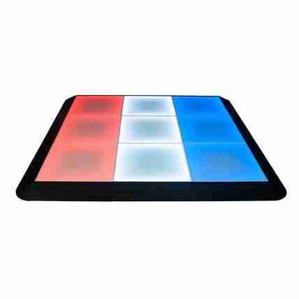 Custom Size | Illuminated LED Disco Dance Floor Piece | Rental