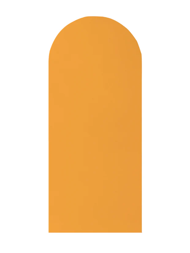 Orange Round Arch Backdrop | Rental