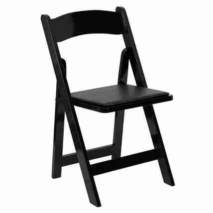 Tuscan Padded Chair – Black – Wood | Rental Tuscan Padded Chair – Black – Wood | Rental